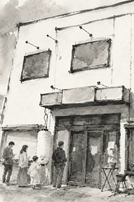 店主・調理風景の写真